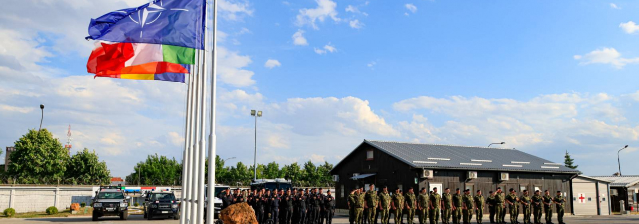 Nástup k příležitosti předání operačního úkolu a ocenění 4. jednotky VP