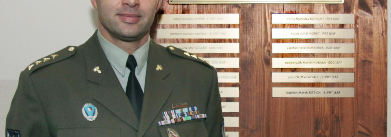 vojenský policista kapitán Marek Rittich