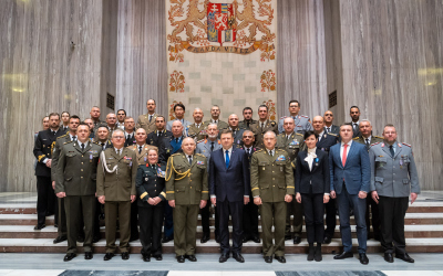 Společná fotografie hostů slavnostního ceremoniálu