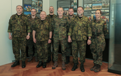 Delegace německé Vojenské policie navštívila českou Vojenskou policii