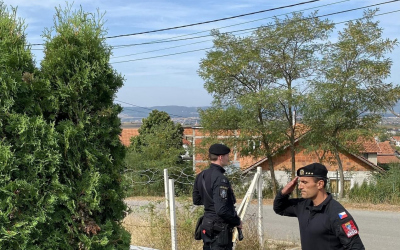 Velitel ÚU 1. jednotky Vojenské policie plukovník Zdeněk Koreczki