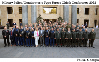 Konference náčelníků Vojenských policií zemí NATO Tbilisi