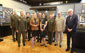 Pozvaní hosté v muzeum Vojenské policie