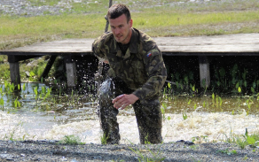 Bosna Challenge vodní překážka
