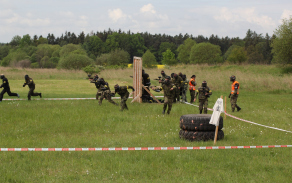 paintball - závěrečná disciplína, při které šlo o získání vlajky nepřítele
