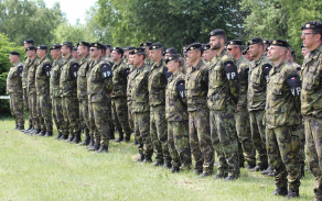 Slavnostní zahájení sportovních her na strřelnici ve Smilově