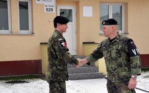 plukovník gšt. Roman Bis navštívil nové pracoviště Vojenské policie v Jindřichově Hradci