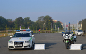 vystavená technika Vojenské policie